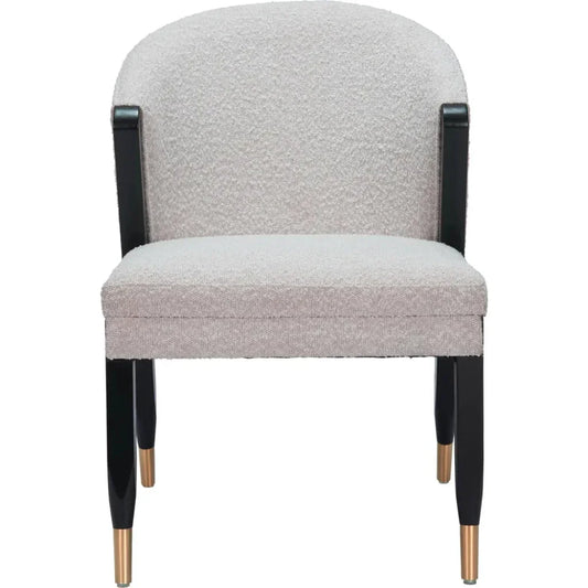 Pula Misty Gray Armless Dining Chair - LOOMLAN - Zuo Modern - Dining Chairs