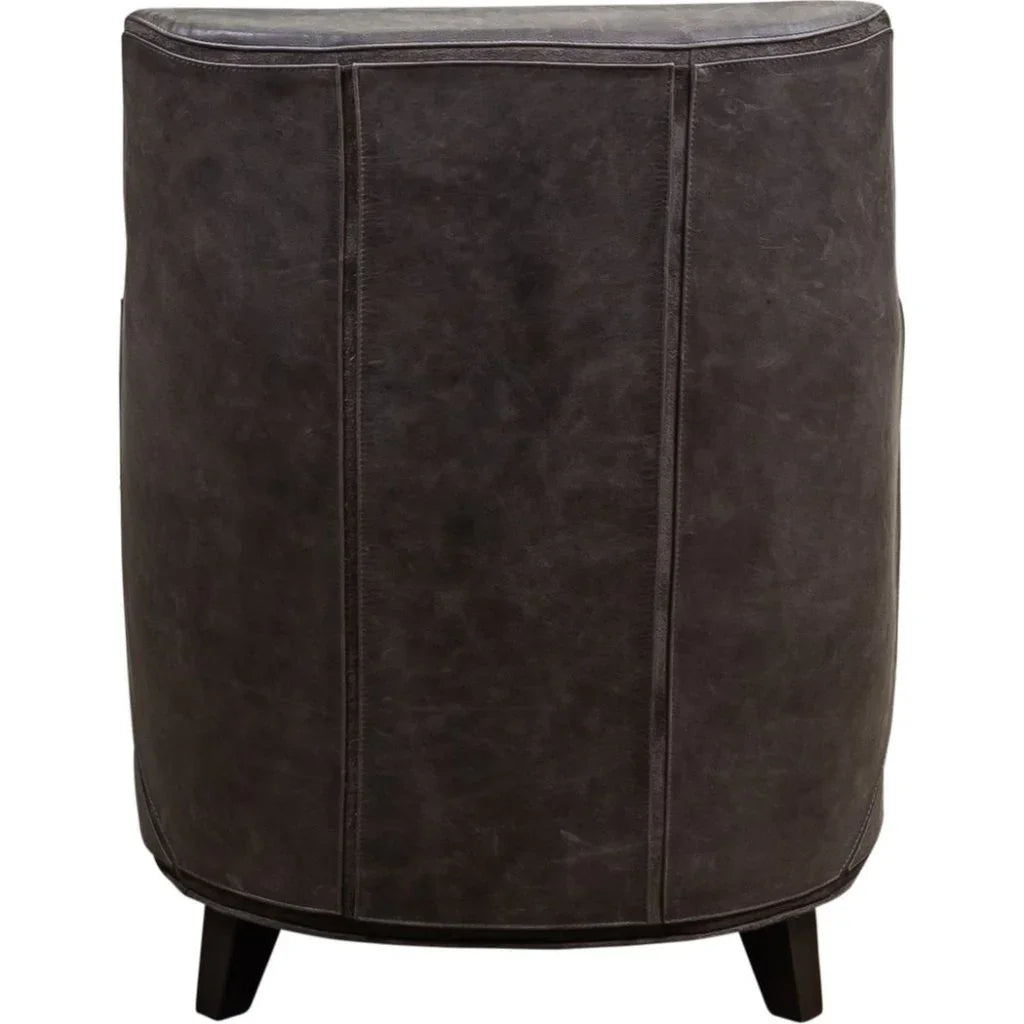 Puzzle Comfort Design Leather Chair - LOOMLAN - Olivia + Quinn - Club Chairs