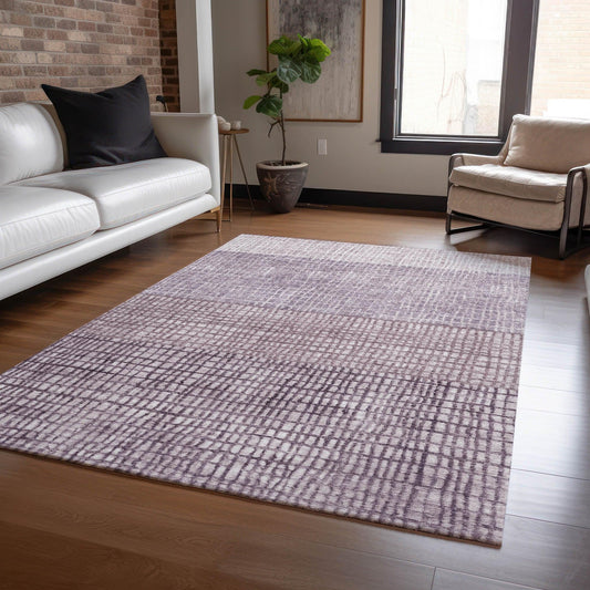 Raeon Purple Washable Indoor-Outdoor Rug