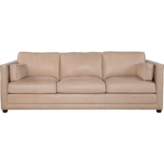 Raleigh Selena Champis Leather Sofa - LOOMLAN - Olivia + Quinn - Sofas & Loveseats