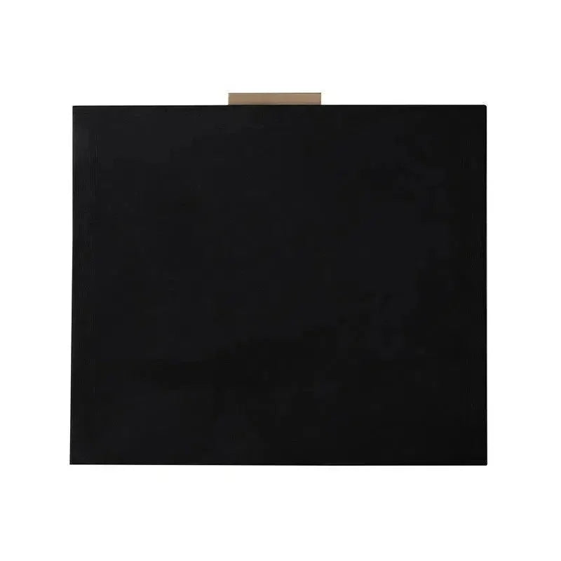 Rattan Black Side Table with Drawers - LOOMLAN - LH Imports - Nightstands