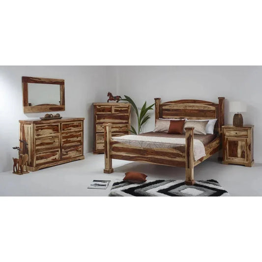 Tahoe Natural Wood Horizontal Mirror - LOOMLAN - LOOMLAN - Wall Mirrors