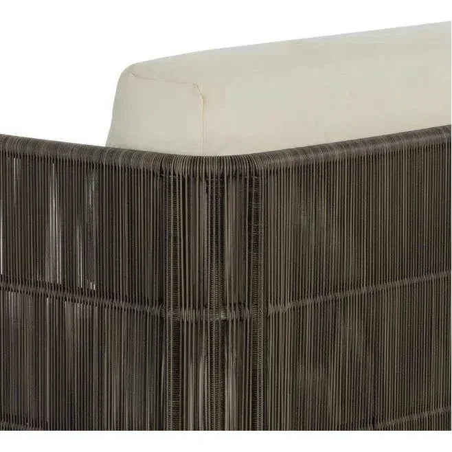 Ravenna Sofa Stinson Cream Outdoor Modern - LOOMLAN - SUNPAN - Outdoor Sofas & Loveseats