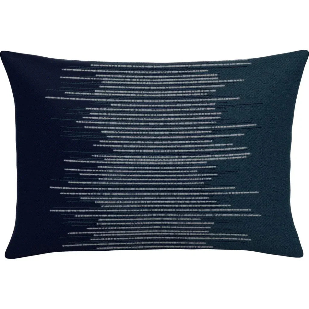 Realm Midnight Double Side Outdoor Pillow-Outdoor Pillows-Earnest Collection-20"x13" Lumbar DS-LOOMLAN