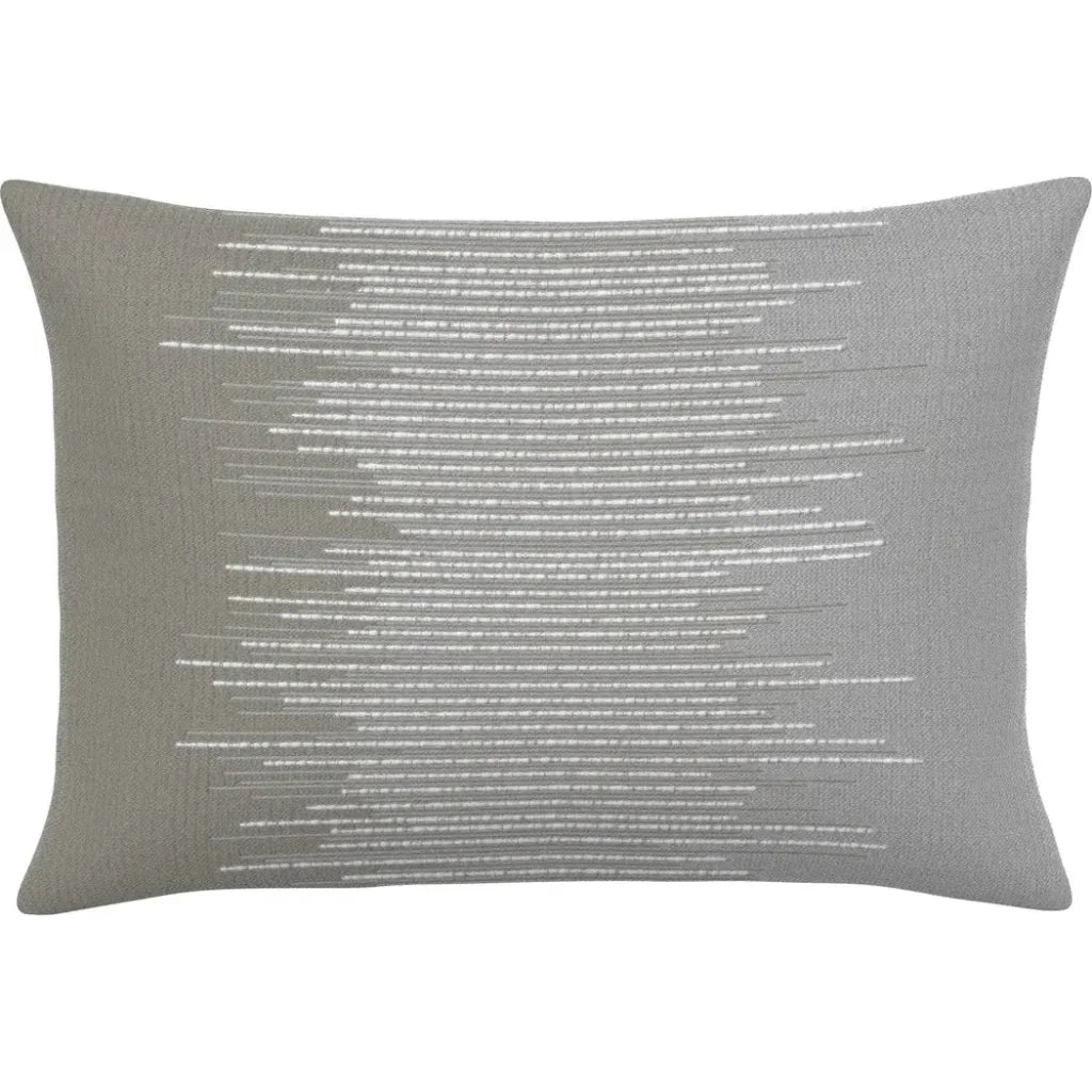 Realm Silver Double Side Outdoor Pillow-Outdoor Pillows-Earnest Collection-20"x13" Lumbar DS-LOOMLAN