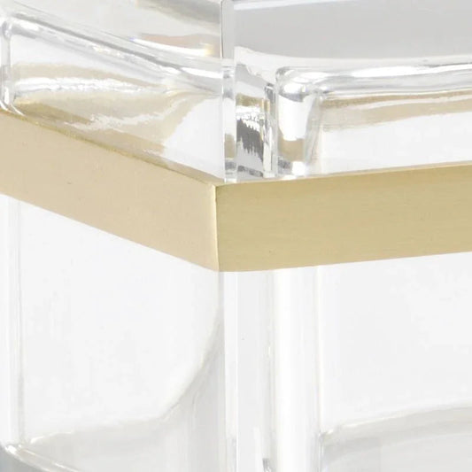 Rectangular Crystal Clear Jewel Box - LOOMLAN - Chelsea House - Boxes & Bowls