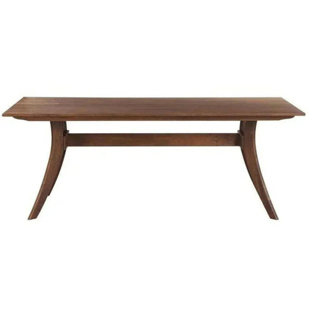 Rectangular Dining Table Brown Mid-Century-Dining Tables-Moe's Home-LOOMLAN