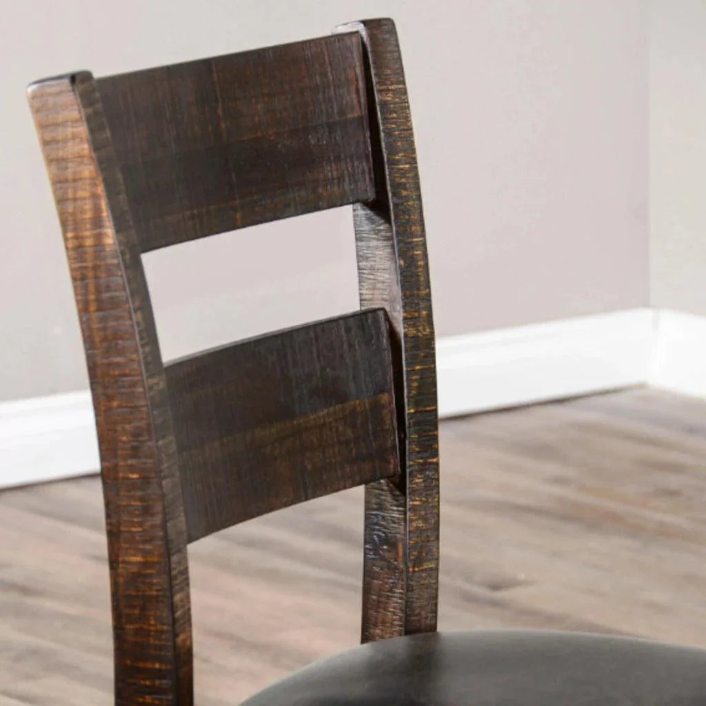 Rectangular Kitchen Table Set 4 Dining Chairs-Dining Table Sets-Sunny D-LOOMLAN