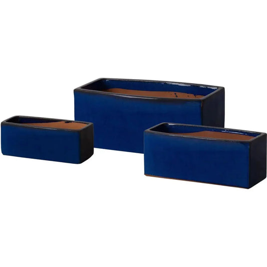 Rectangular Window Box Ceramic Planter - LOOMLAN - Emissary - Planters