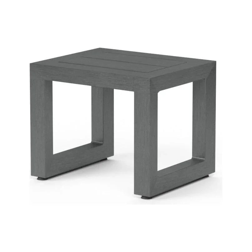 Redondo Aluminum Square Outdoor End Table - LOOMLAN - Sunset West - Outdoor Side Tables
