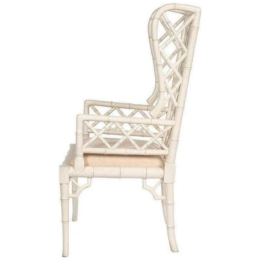 Regency Wingback Mahogany Armchair 2PC - LOOMLAN - Furniture Classics - Dining Chairs