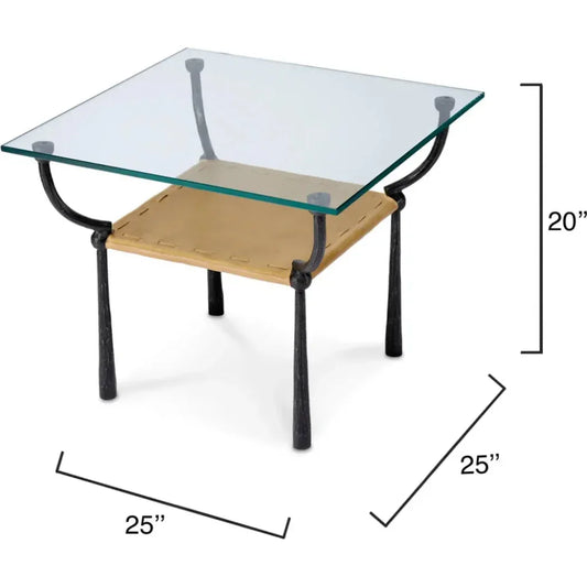 Renzo Side table - LOOMLAN - Jamie Young - Side Tables