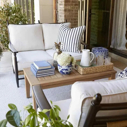 Replacement Cushions For Low Country Outdoor Loveseat-Outdoor Replacement Cushions-Lloyd Flanders-LOOMLAN