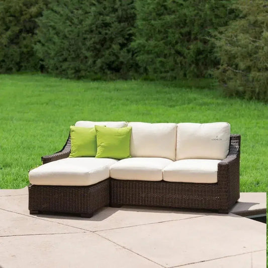 Replacement Cushions For Mesa Outdoor Left Loveseat-Outdoor Replacement Cushions-Lloyd Flanders-LOOMLAN