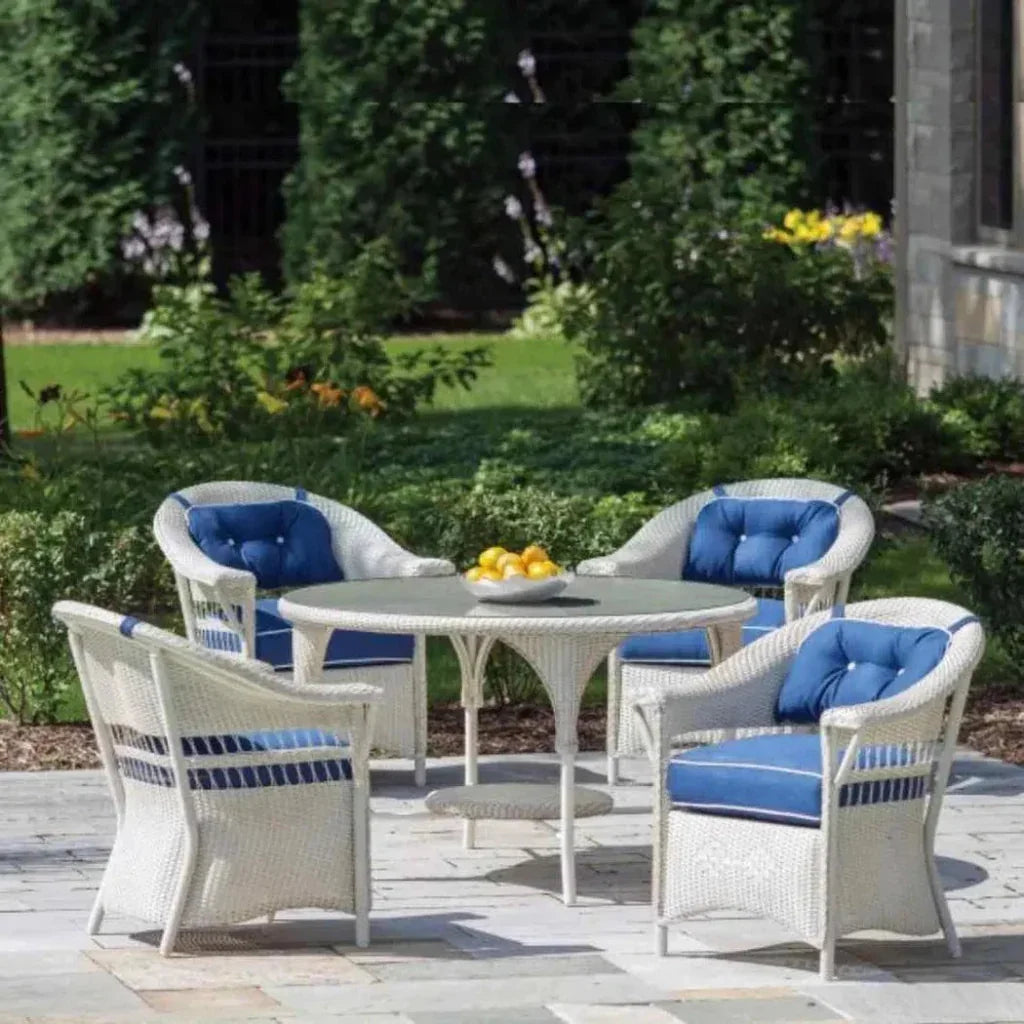 Replacement Cushions for Nantucket Dining Armchair-Outdoor Replacement Cushions-Lloyd Flanders-LOOMLAN