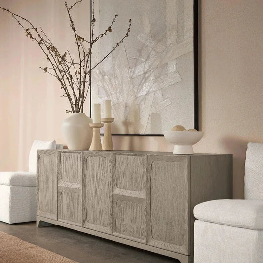 Rhaenyra Sideboard With Push - To - Open System - LOOMLAN - SUNPAN - Sideboards