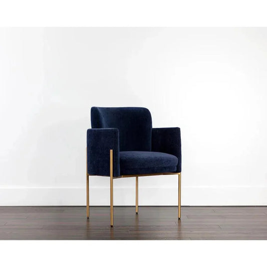 Richie Fabric Dining Armchair - LOOMLAN - SUNPAN - Dining Chairs