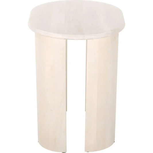 Risan Side Table Natural - LOOMLAN - Zuo Modern - Side Tables