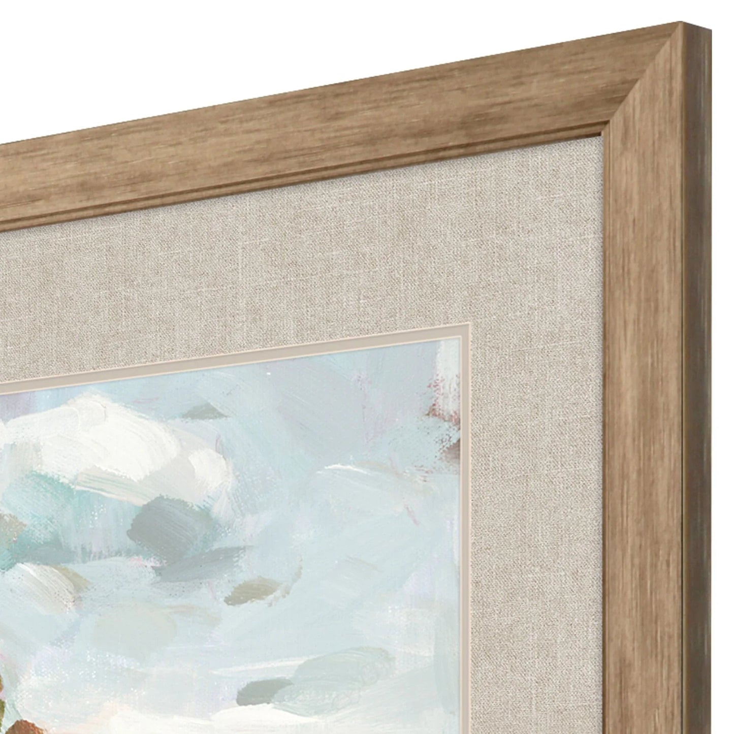 Riverside View I Glass Front Framed Wall Art