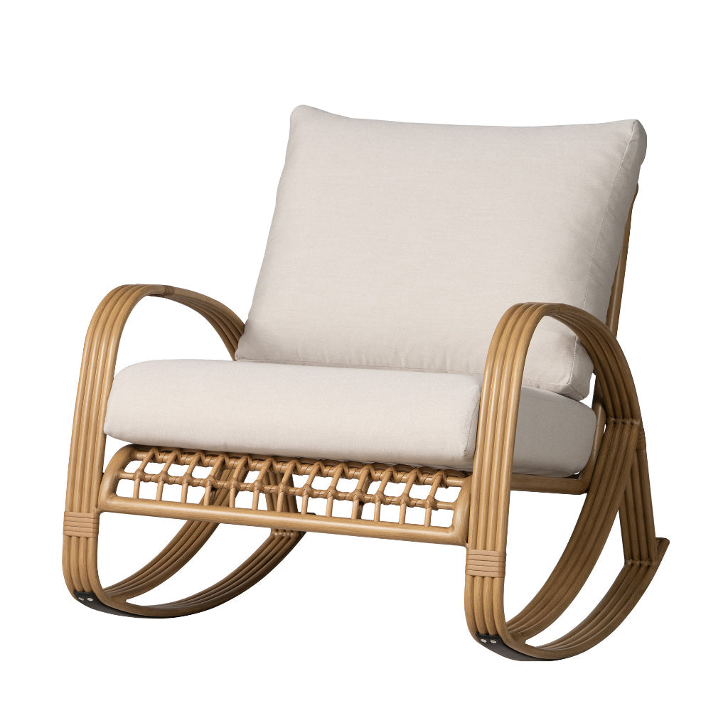 Riviera Aluminum Outdoor Lounge Rocker-Outdoor Lounge Chairs-Lloyd Flanders-LOOMLAN