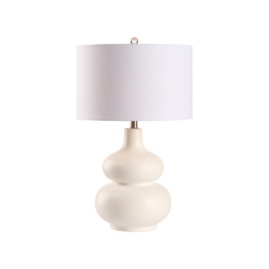 Roberta White Ceramic Table Lamp