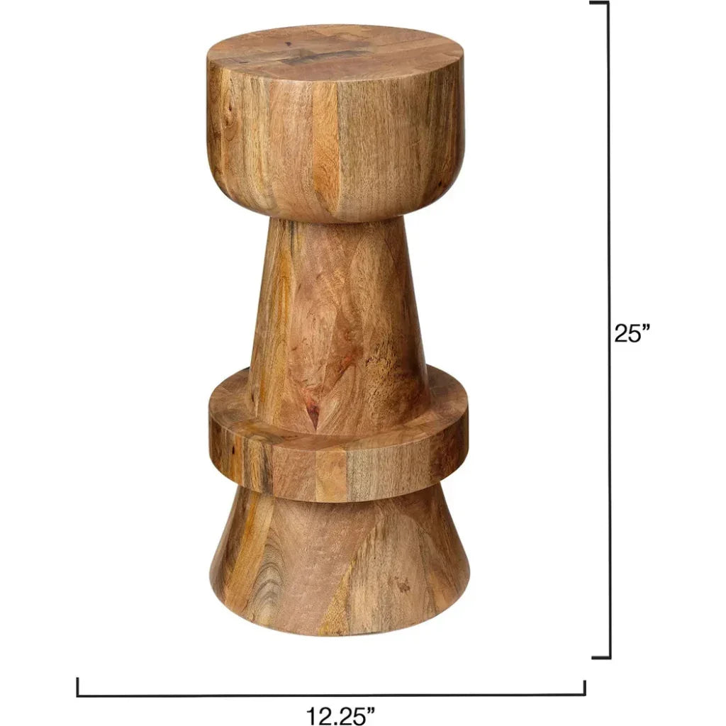 Rook Mango Wood Counter Stool By Jamie Young - LOOMLAN - Jamie Young - Counter Stools