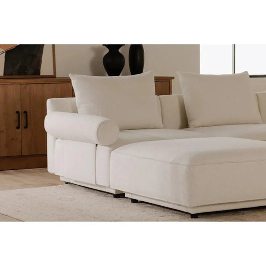 Rosello Performance Fabric Slipper Chair-Modular Sofas-Moe's Home-LOOMLAN