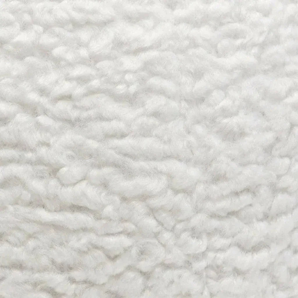 Round Accent Pillows White Faux - LOOMLAN - Diamond Sofa - Throw Pillows