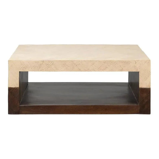Rowan Wood Brown Rectangular Coffee Table - LOOMLAN - Coffee Tables