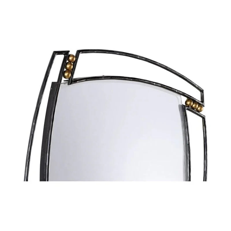 Roxy Iron Framed Wall Mirror - LOOMLAN - Wildwood - Wall Mirrors