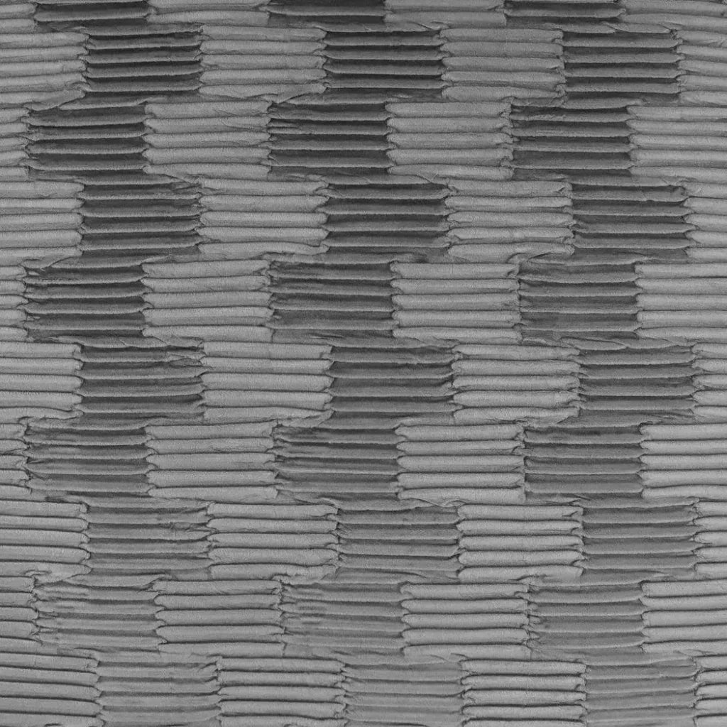 Ruche Slate Grey Throw Pillow With Insert - LOOMLAN - D.V. Kap - Throw Pillows