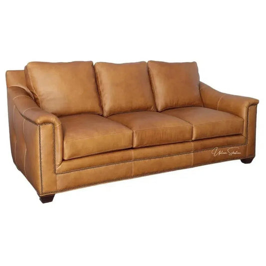 Run Wild Wild West Leather, Mustang Sofa - LOOMLAN - Uptown Sebastian - Sofas & Loveseats