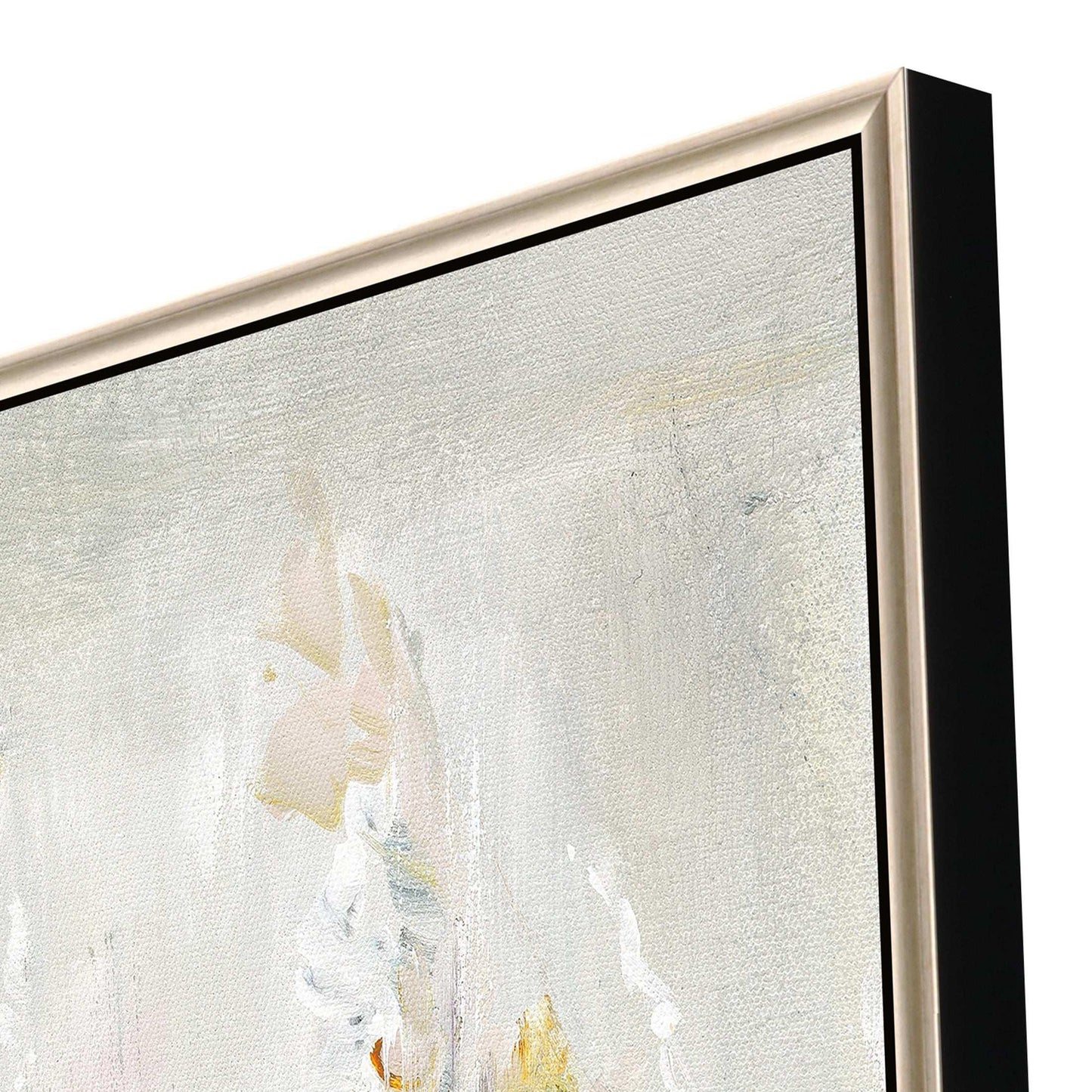 Rustic Garden Blue Canvas Art