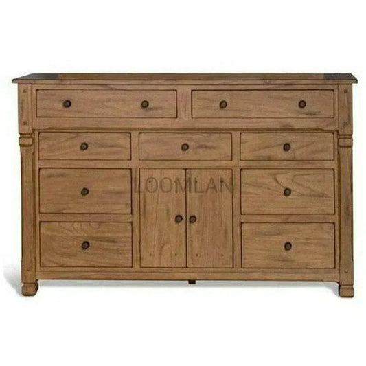 Rustic Modern Farmhouse Rustic Dresser - LOOMLAN - Sunny D - Dressers