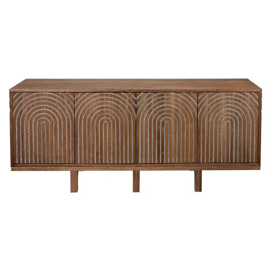 Ryder Wooden Brown Sideboard - LOOMLAN - Noir - Sideboards