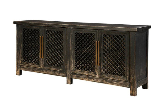 Sabre Wooden Black Sideboard - LOOMLAN - Furniture Classics - Sideboards