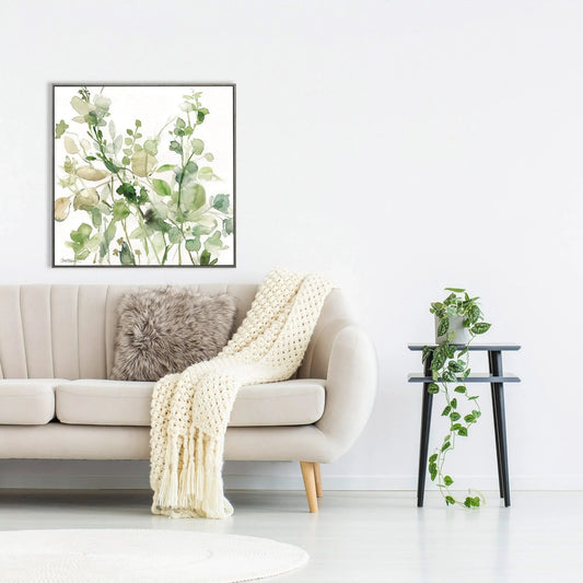 Sage Garden II Green Canvas Art