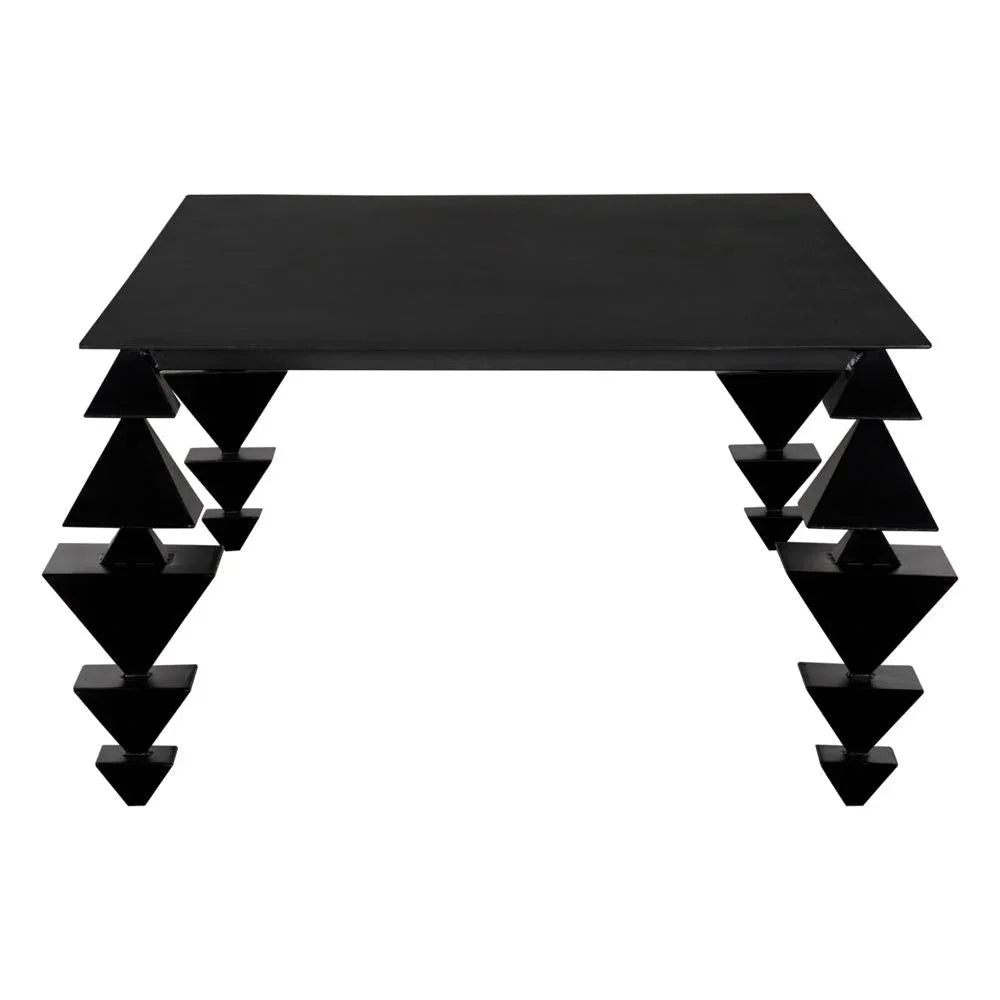 Sagrada Steel Black Coffee Table - LOOMLAN - Noir - Coffee Tables