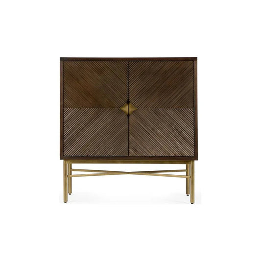 Samana Black Walnut Finish Two Door Cabinet - LOOMLAN - Wildwood - Accent Cabinets