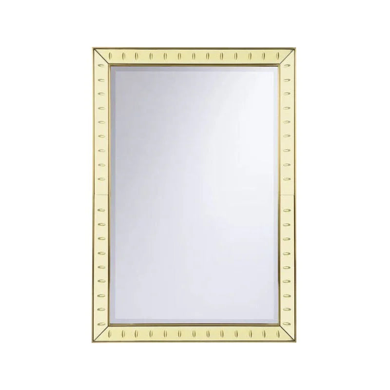 Samuel Brass Framed Wall Mirror - LOOMLAN - Chelsea House - Wall Mirrors