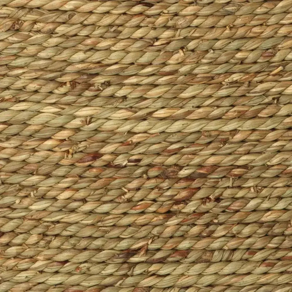 Seagrass & Glass Harbor Mid Century Side Table - LOOMLAN - Jamie Young - Side Tables