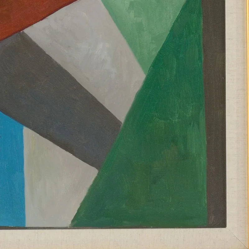 Seated Woman Hand Painted Artwork-Framed Wall Art-Chelsea House-LOOMLAN