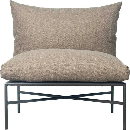 Sectional Chair - Nut Brown Outdoor Modular-Outdoor Modulars-Seasonal Living-LOOMLAN