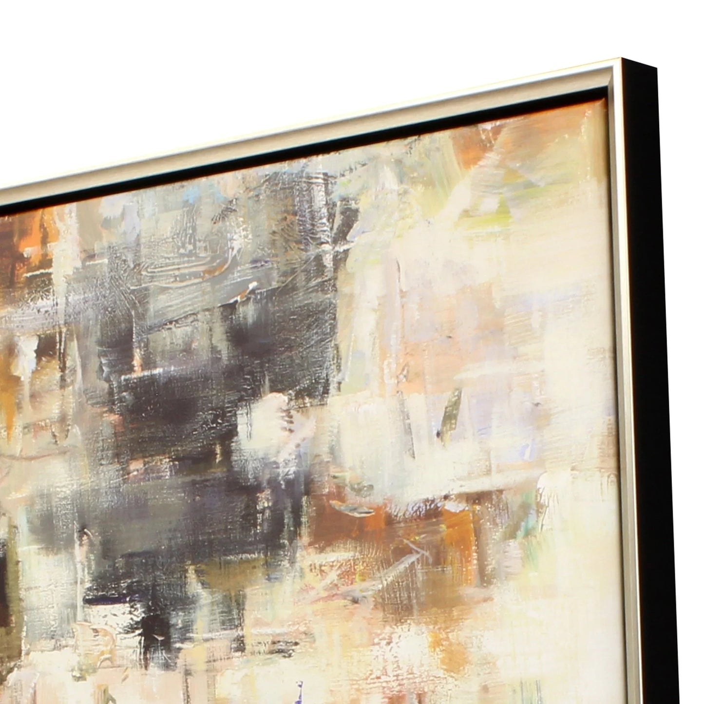 Sedona II Warm Silver Frame Canvas Art