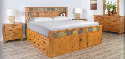 Sedona Petite Six Drawers Dresser with Mirror