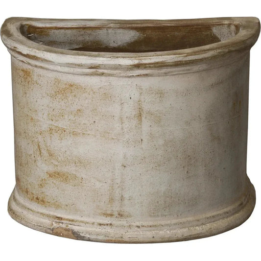 Semicircle Ceramic Outdoor Planter