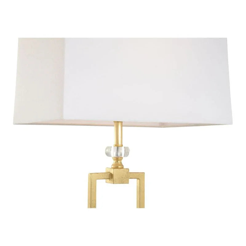 Serene Acrylic Rectangular Base Table Lamp - LOOMLAN - Chelsea House - Table Lamps