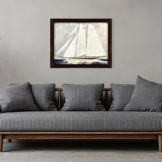 Setting Sail Glass Front Framed Wall Art