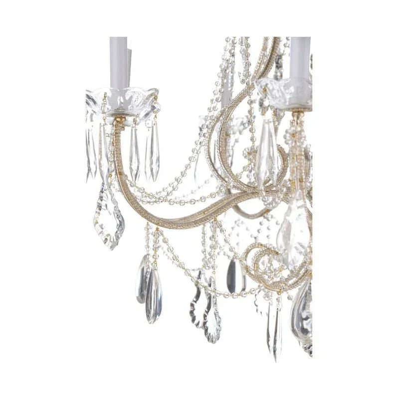 Shannon Crystal Accents Design Chandelier - LOOMLAN - Wildwood - Chandeliers