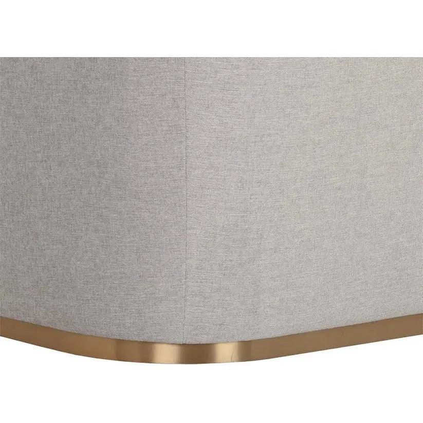 Sheva Sofa - Modern Comfort With Gold Base - LOOMLAN - SUNPAN - Sofas & Loveseats